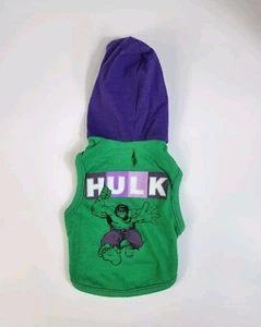 Pet Apparel Dog Hoodie The HULK Green Purple Mini Teacup Hooded Outfit - Picture 1 of 8