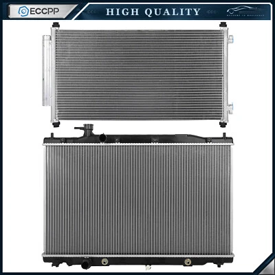 Automotive Aluminum Radiator & AC Condenser Cooling Kit For 2010-2011 Honda CR-V - Image 1 of 4
