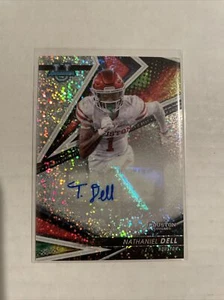 TANK DELL SSP AUTOGRAPHED BOWMAN BEST ROOKIE CARD #/25 TEXAN FANS! - Picture 1 of 6