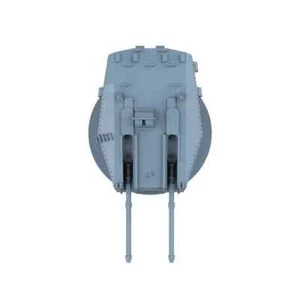LYCG350370 1/350 Model Upgrades Parts Royal Navy 76mm /70 Mk VI Twin AA Gun - Bild 1 von 3