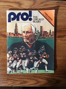 NFL Pro Gameday Program Detroit Lions vs Chicago Bears November 27, 1980 - Picture 1 of 2
