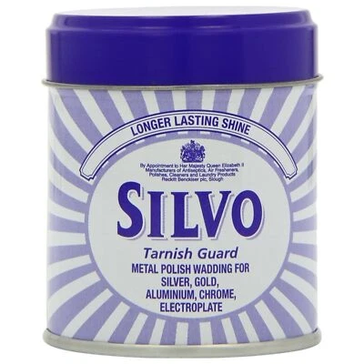 Silvo Metal Polish Wadding 75g Multicolour Ideal for Gold Silver Cutlery - Image 1 of 4