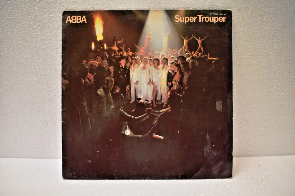 ABBA Super Trouper LP 2344 162 Polydor West Germany 1980 Vinyl Album Collectible - Image 1 of 4
