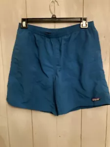 Patagonia Men‘s Shorts Baggies Longs 7 In Underwater Blue Sz-Lg New With tags - Picture 1 of 9