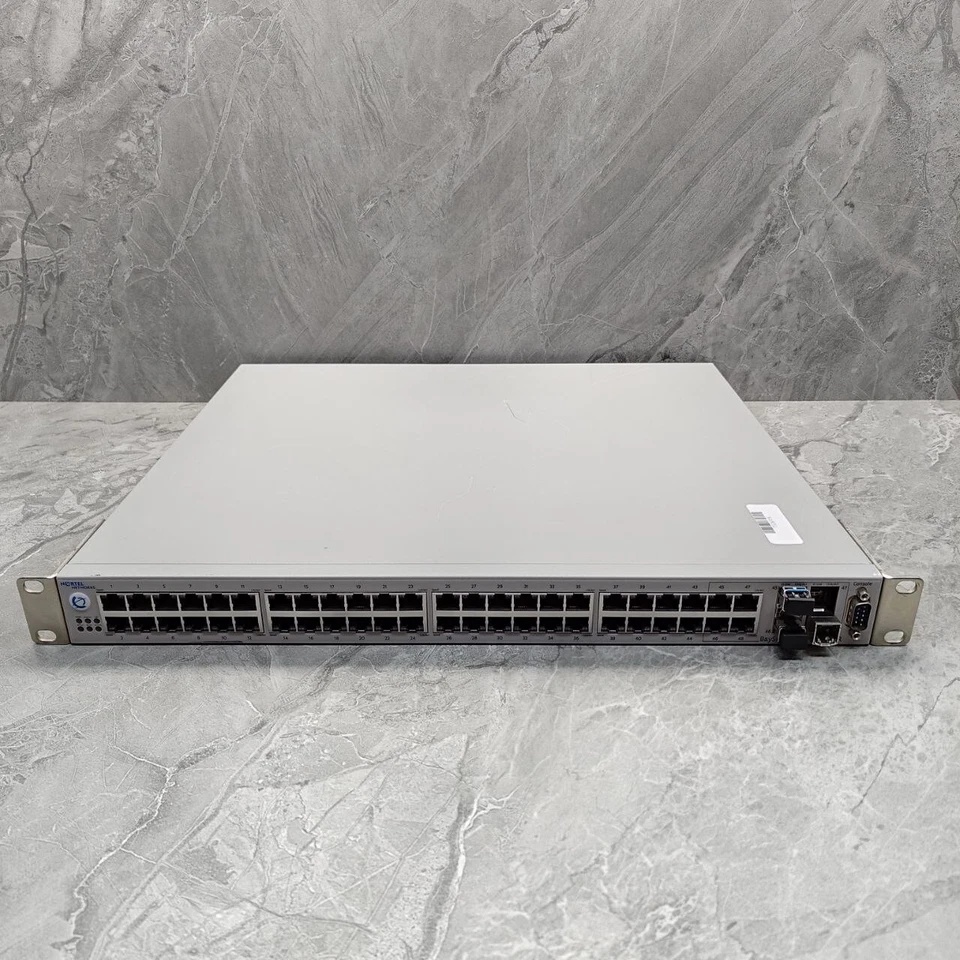 Nortel BayStack 5520-48T-PWR 48-Port Managed Gigabit Ethernet PoE Network Switch - Image 1 of 4
