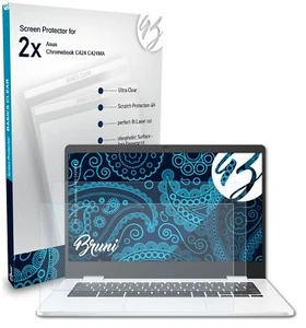 Bruni 2x Schermfolie voor Asus Chromebook C424 C424MA Screen Protector - Afbeelding 1 van 4