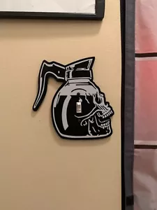 Skull Coffee Pot Light Switch Cover - Picture 1 of 5