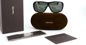 Gafas de sol TOM FORD Blake TF242 01N 63[]7 negras elegantes unisex tonos c2011 embalaje original - Imagen 1 de 12