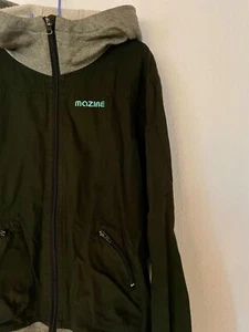 Mazine leichte College-/Sommerjacke mit Hoodie – Größe L – Schwarz - Bild 1 von 4