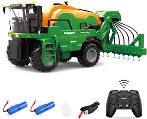 Remote Control Tractor Farm Toy 2.4Ghz, 1/24 Scale RC Fertilize Spray Vehicle fo - Picture 1 of 7