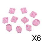 6X 10 Pieces Plastic D10 Dice for D&D RPG   Board Game Toy DIY