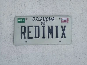 2012 OKLAHOMA IS OK! Nummernschild # Redimix geprägt  - Bild 1 von 2