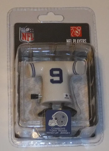 Dallas Cowboys Tony Romo Wind-Up Jerse Toy NFL NEW in package Cover