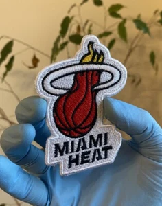 NBA Basketball Miami Heat Embroidered Iron On Patch NEW - Picture 1 of 2