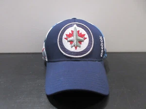 Winnipeg Jets Hat Cap Snap Back Blue White NHL Hockey Adjustable Reebok Mens - Picture 1 of 8