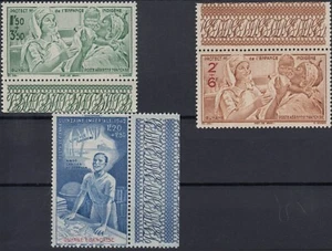 Guyana: LUFTPOST NR. 22/24 MIT BLATTRAND NEU ** OHNE SCHARNIER - Bild 1 von 1