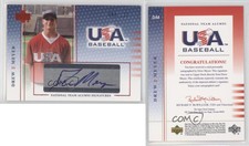 2005 USA Baseball National Team Alumni Signatures Blue Ink /120 Drew Meyer Auto