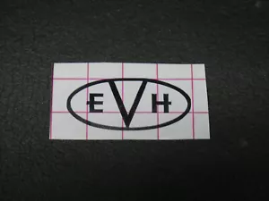 Logotipo de cabezal EVH - Repuesto de proyecto de guitarra de vinilo premium negro blanco - Imagen 1 de 9