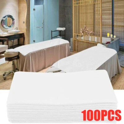 FENGSHENG78 100 Disposable Beauty Bed Sheet SMS Non-woven Massage SPA Salon Table Cover