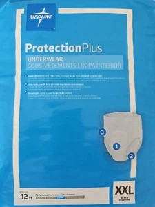 Medline XXL 48 Count Protection Plus Underwear MSC33700 - Picture 1 of 2