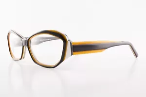 Seltene authentische Traktionssenf IFAHAN 55 mm schwarz mehrfarbige Brille Frankreich - Bild 1 von 5