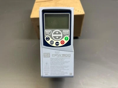 Weg CFW 500 Vector Inverter Variable Speed Drive CFW500A02P6T4NB2062 new - Image 1 of 4