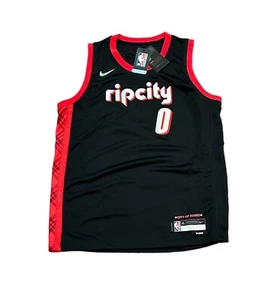 NEW Damian Lillard Nike Portland Trail Blazers Mixtape City Jersey YOUTH XL - Picture 1 of 2