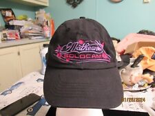 Mathews Solocam Ladies Baseball Cap Hat Pink Blac Archery Bow Hunting Adjustable
