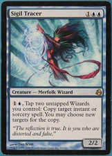 Sigil Tracer Morningtide NM Blue Rare MAGIC GATHERING CARD (ID# 232105) ABUGames