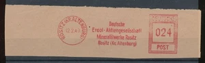 825383) all. Bes.FST Ausschnitt dt. Erdöl AG Mineralölwerke Rositz bei Altenburg - Bild 1 von 1