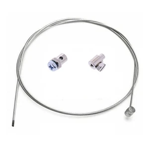 Cavo frizione universale filo 2 mm x 2 metri MOTO ATV QUAD + 2 morsetto - Foto 1 di 9