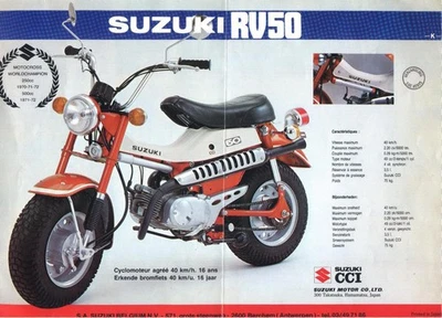 WORKSHOP MANUAL SUZUKI RV50 TALLER SERVICE PDF DVD REPAIR ENGLISH RV 50 - Imagen 1 de 4