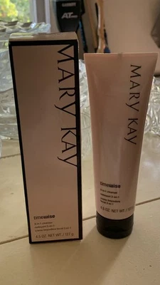 Nuevo lavado limpiador facial Mary Kay Timewise 3 en 1 4,5 oz combinado cuidado de la piel Foto 1 de 4
