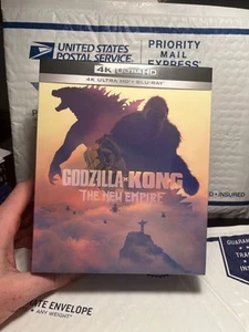 NEW GODZILLA X KONG NEW EMPIRE 4K UHD+BLURAY ONE CLICK BOX MANTLAB! ME73 SEALED - Picture 1 of 7