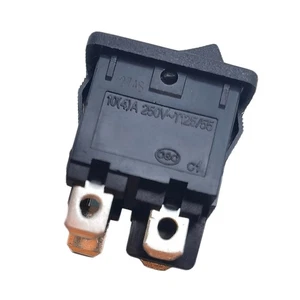 Black 4Pin Rocker Switch 10A/12A 125/250VAC Double Pole for MR210 MR Series  - Picture 1 of 6