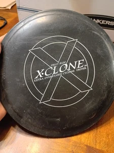 Discraft X Clone First Run Extra Overstable Cyclone Driver Nero Usato Vedi Foto W - Foto 1 di 7