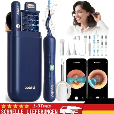MARKENLOS Bebird Ohrenschmalz Entferner Otoskop,Ultra HD Flexibler Ohrenreiniger Pinzette