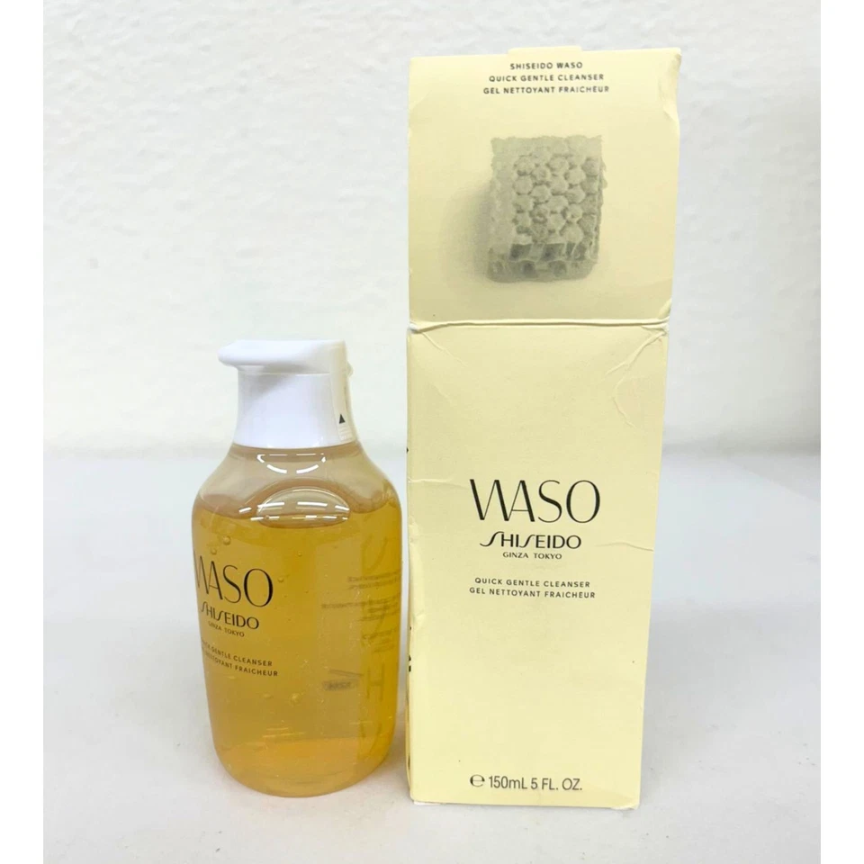 Shiseido Waso Limpador Facial Suave Rápido, Tamanho Completo - 5oz / 150ml, Novo Na Caixa - Imagem 1 de 4