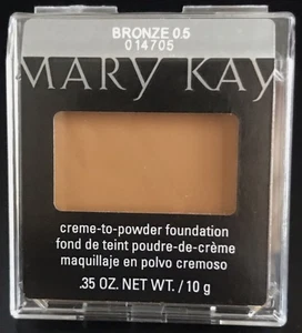 New In Package Mary Kay Creme to Powder Foundation Bronze 0.5 Full Size - Picture 1 of 2