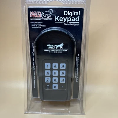 Mighty Mule FM137 Digital Keypad For Gate Openers NEW Sealed - Image 1 of 4