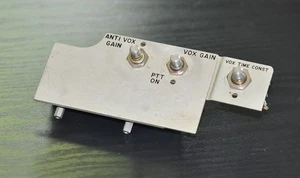 COLLINS S-Line PARTS: VOX CONTROL PANEL 32S-1 32S-3 KWM-2 KWM-2A - Picture 1 of 2