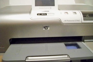 HP PHOTOSMART D7460 PRINTER - VG - Bundle with 20 Ink Cartridges - Please Read - Picture 1 of 5