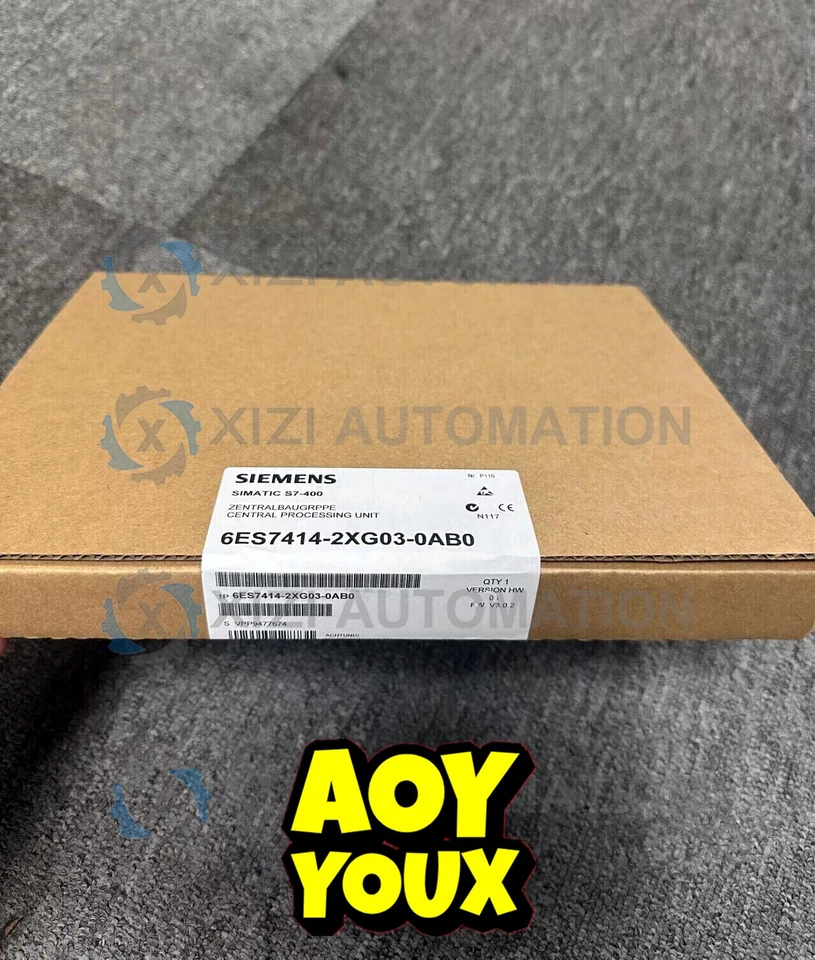 1PC BRAND NEW SIEMENS 6ES7414-2XG03-0AB0 6ES7 414-2XG03-0AB0 w/ 1 YEAR WARRANTY - Image 1 of 4