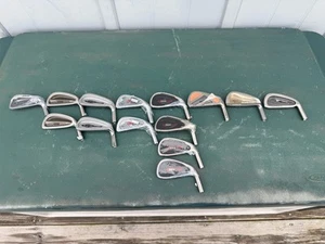 Golf Iron HEADS ONLY Misc. LOT OF 14 Right Handed 2, 3, 4, 5, 7, PW - Picture 1 of 14