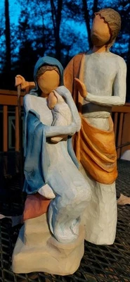 Willow Tree ~ "The Holy Family" Christmas Nativity Figurine ~ 26290 ~ 2005 - Image 1 of 4