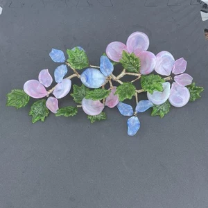 Vintage Hand Blown Venetian Art Glass Flower Arrangement Floral Boutique 17” L - Picture 1 of 16