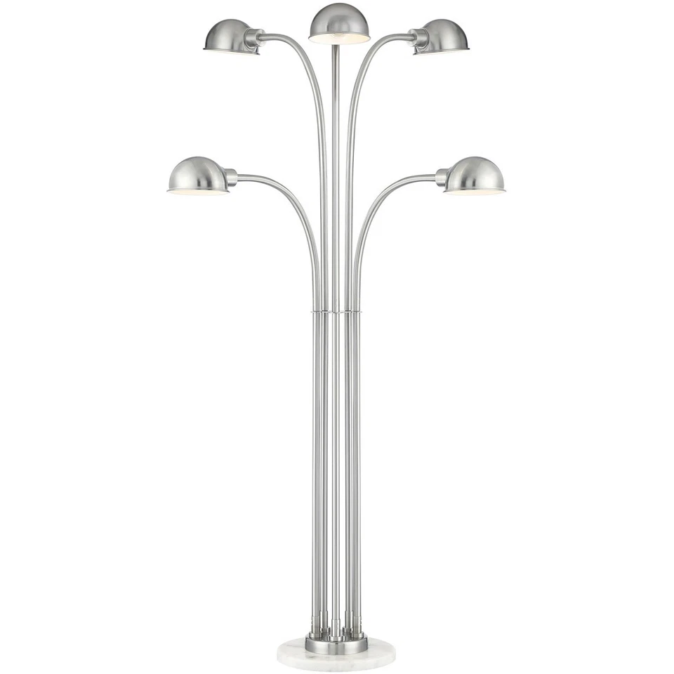 Lámpara de pie Lite Source LS-83408 Rowley níquel cepillado Foto 1 de 1