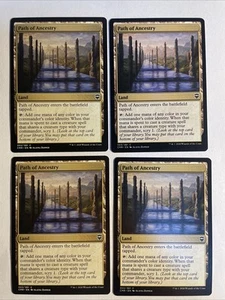4x Mtg Commander Legends Path Of Ancestry NM/M Magic The Gathering - Bild 1 von 2