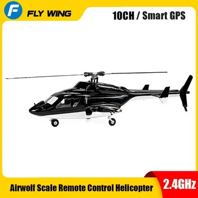 Fly wing Airwolf Scale 3D 10CH GPS Auto Return Hovering RC RTF Helicopter Toys - Image 1 of 4