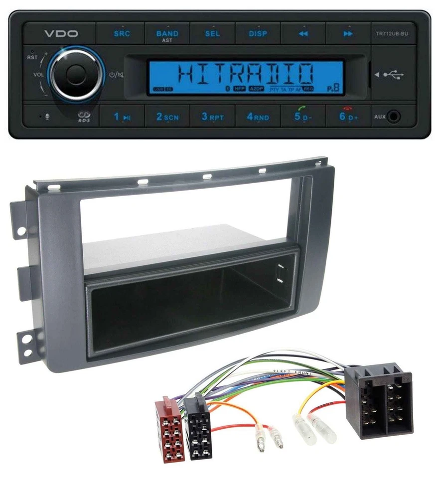 VDO Bluetooth AUX USB MP3 Autoradio für Smart ForFour 454 ForTwo 451 ISO - Bild 1 von 4